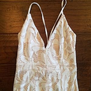 NWOT White lace dress